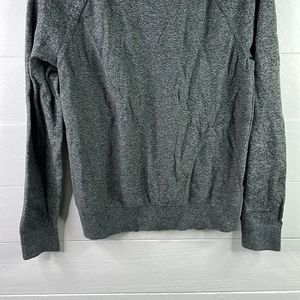 BANANA‎ REPUBLIC Gray Organic Cotton Long Sleeve Crew Neck Sweater Size Small